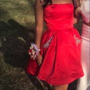 Sherri Hill Dresses - Sherri Hill Short Strapless A Line Dress 51390 Sherri Hill Dresses - Sherri Hill Short Strapless A Line Dress 51390